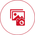 comprehensive real estate media solutions 7 Clean Circle Letter Initial Monogram Sticker 135 × 135 px 4